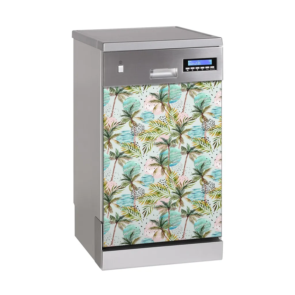 Abwaschbar 45x70 cm Geschirrspüle Magnetmatte Küche Dekorative - Hawaii Palmen